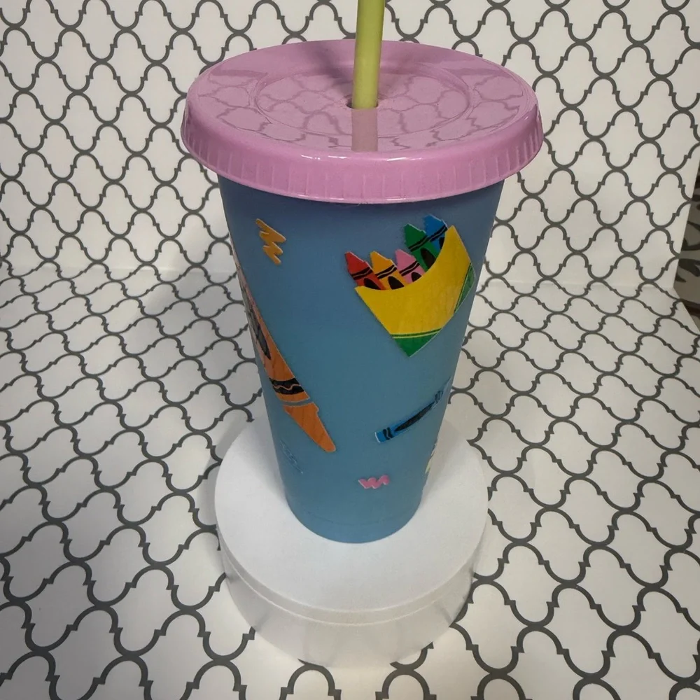 Colorful Crayon-Themed Tumbler Set - Picture 10 of 11